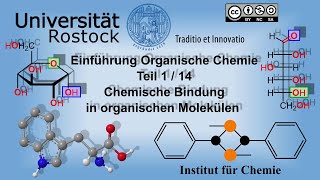 Einführung in die Organische Chemie Teil 1 Chemische Bindungen in organischen Molekülen [upl. by Carper]