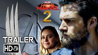 The Marvels Captain Marvel 2 2023 Trailer 2 quotWolverinequot  Brie Larson Henry Cavill Fan Made [upl. by Anivid416]