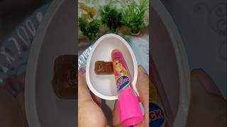 Kinder Joy Box With Cadbury Choclairs With Lipstick 💄 Chocolate Popsicle🍡shorts shortsviral viral [upl. by Haldan745]