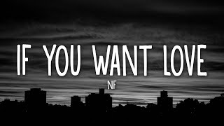 NF  If You Want Love Lyrics [upl. by Ck114]