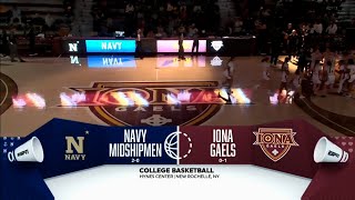 Highlights Navy Womens Basketball vs Iona 111224 [upl. by Minnie]