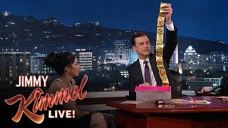 Jimmy Kimmel Goes Through Sarah Silvermans Purse [upl. by Hellene24]