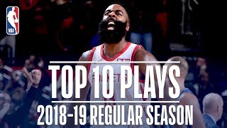 James Harden’s Top 10 Plays of the 201819 Regular Season [upl. by Audette]