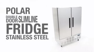 Polar Double Door Slimline Fridge 960Ltr GD879 [upl. by Nedah]