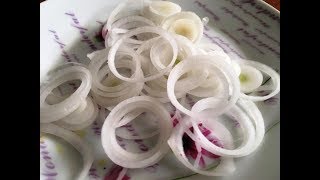 How to cut onions into rings [upl. by Akehsar812]