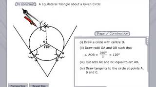 Equilateral Triangle Inscribed in a Circle  Fomula [upl. by Lateehs]