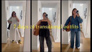 What I wore in a week  7 days amp 7 looks  curvy girl styling tips [upl. by Gnilrets]