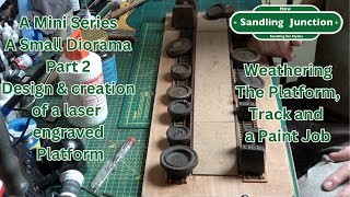 A Mini Series amp a Small Diorama Part 2  Weathering the The Platform Track and a Paint Job [upl. by Woodsum]