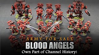 ARMY FOR SALE Blood Angels Primaris Space Marines  Characters [upl. by Oicul864]