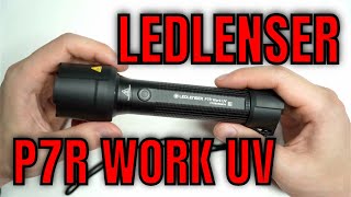 Ledlenser P7R Work UV Review Indestructible Flashlight 90 CRI 4000K Zoomable 21700 battery [upl. by Hercule]