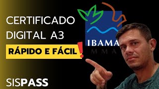 Como emitir certificado digital a3 criadores de pássaros sispass ibama [upl. by Ranger841]