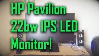 HP  Pavilion 22bw 215quot IPS LED HD Monitor [upl. by Llehcsreh602]