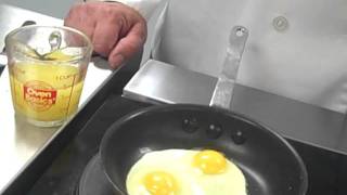 Egg Basics  Cooking Over Light to Over Well Eggs Without Using A Spatula [upl. by Mandych309]