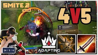 HOW TO WIN A 4V5  SMITE 2 FENRIR JUNGLE [upl. by Rea326]