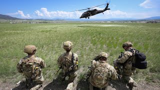 Air Force security forces Simulated deployment training [upl. by Buehrer]