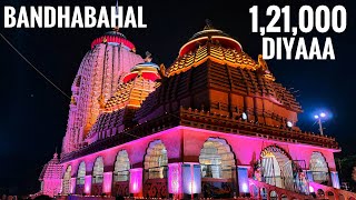 Deepostav Bandhabahal 2024  Lightening 121000 Diya🪔 in Bandhabahal for Diwali celebration [upl. by Delogu]