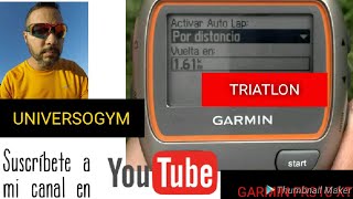 REVIEW GARMIN ARGENTINA FORERUNNER 310 XT RELOJ CON GPS EN ESPAÑOL UNIVERSOGYM [upl. by Anastasius]