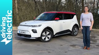 Kia Soul EV review – DrivingElectric [upl. by Attirehs]