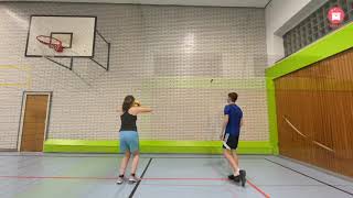 Pritschen Von der Hand an die Wand  Volleyball  WIMASU [upl. by Oiled469]