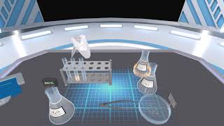 Effect of concentration and temperature on the reaction rate of zinc with hydrochloric acid VR [upl. by Lonni]