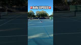 TENNIS BULLY EXPOSED🚨 tennis shorts funny [upl. by Nnael161]