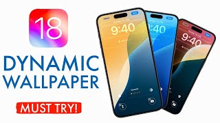 You Must Try Dynamic Wallpaper on iPhone after iOS 18 [upl. by Eneryt]