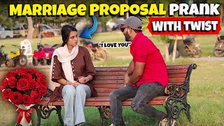 Marriage Proposal Prank With Twist  Pranks In Pakistan  Humanitarians Nano [upl. by Meingolda507]