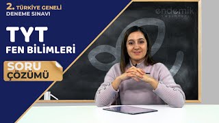 Endemik Yayınları 20232024 2 TG Deneme Sınavı TYT  Fen Bilimleri Video Çözümlü Cevap Anahtarı [upl. by Arodnap]