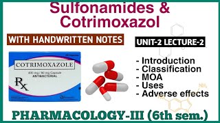 Chemotherapy of Antibiotics  Sulfonamide Cotrimoxazol Introduction and Mechanism of Action Hindi [upl. by Nwahsid]