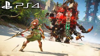 HORIZON FORBIDDEN WEST PS4 Gameplay [upl. by Nonnaehr]