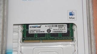 Crucial 16GB DDR3 RAM for Mac mini Unboxing [upl. by Bean]