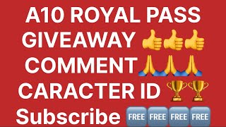 A10 ROYAL PASS FREE GIVEAWAY IN BGMI HOW 2 free rp FREE UC FREE ROYAL 🫅 PASS 380Uc Free [upl. by Collie]