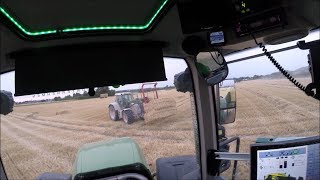 Strohpressen mit SDAgrar Teil 1 Cabview Fendt 828  Krone BiGPACK 1270 VC High Speed [upl. by Azer]