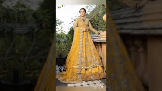 Mehndi dress design ideas 2024 fashion Stitch with Ayesha [upl. by Ashatan327]