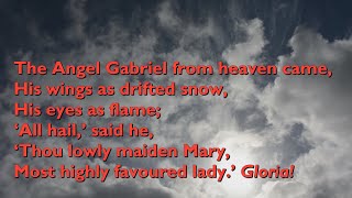 The Angel Gabriel From Heaven Came Tune Gabriels Message  4vv with lyrics for congregations [upl. by Rima877]