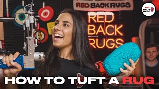 How to Tuft a Rug  A Step by Step Guide [upl. by Solegna]