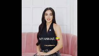 The POLYGLOT  MISS UNIVERSE MYANMAR 🇲🇲 2024  Thet San Andersen missuniverse missuniverse2024 [upl. by Gaylord]