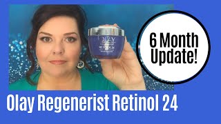 OLAY REGENERIST RETINOL 24  6 MONTH UPDATE [upl. by Esina145]