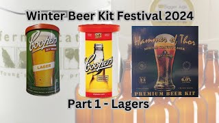 Winter Beer Kit Festival 2024  Part 1  Lagers [upl. by Walther]