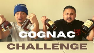 COGNAC CHALLENGE  BLIND TASTE TEST  HENNESSY  PRIVILEGE  DUSSE  MARTELL  WHICH ONE IS BEST [upl. by Yleve]