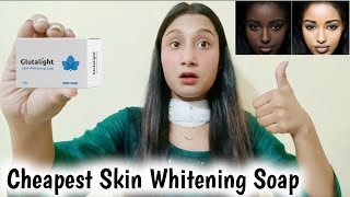 Glutalight skin whitening Soap Glutathione Skin Whitening SoapCheapest Reduce Dark spotTanninng [upl. by Baptiste]