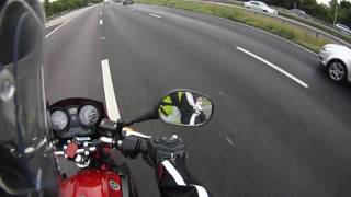 London Yamaha YBR125 Morning Commute [upl. by Macleod934]