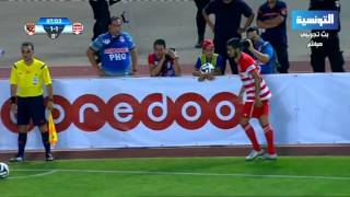 ca vs ahly 2015 but nader ghandri 908 النادي الإفريقي ضد الأهلي المصري [upl. by Pontus]