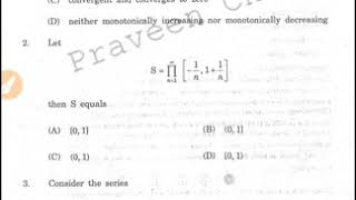 Montonically increasing or decreasing converge Msc entranc exam questionsmathssequence amp series [upl. by Aikahc119]