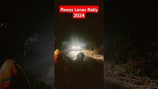 Powys Lanes Rally 2024 9th November rally wales motorsport [upl. by Willie427]