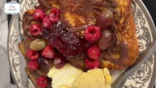 Brioche French toast Recipe Bangla Breakfast RecipeDessert Recipe [upl. by Leno]