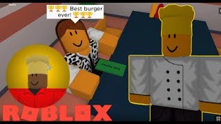 How to get GOLDEN CHEF Badge in COOK BURGERS ROBLOX [upl. by Ylhsa927]