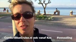 Wandeling Kos Stad start Blue Cruise Griekse eilanden SWS Sailing  vlog Nathalie [upl. by Yenroc]