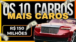 Os 10 carros mais CAROS do MUNDO 2024 [upl. by Acinimod]