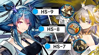 【Arknights】 HS7 HS8 HS9 Ling 1op  Farming amp Trust Guide Trimmed Medal [upl. by Ellenad948]